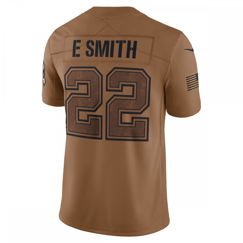 Emmitt Smith Dallas Cowboys Nike 2023 Salute To Service Retired Player Limited Jersey - Brown-GridironStore